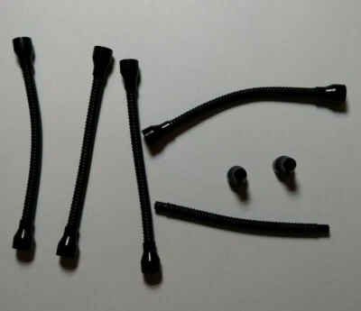 Manguera Flexible Negra con Extremos Extraíbles #73590 — 5 Piezas — Personalizada y Compatible Foto 1 de 3