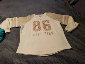 VICTORIA'S SECRET"PINK" SIZE:LARGE CREW NECK LONG SLEEVED SWEATSHIRT*NEW W/TAGS* - Picture 1 of 11