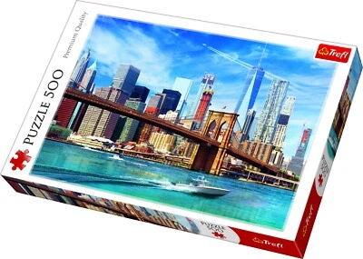 Trefl 500 Piece Adult Large View Of New York City Sky Scrapers Jigsaw Puzzle NEW - Image 1 of 2
