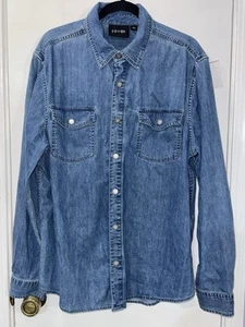 Harley-Davidson Herren H-D ADV Denim L/S Woven Shirt XL Indigo Artist Drive - Bild 1 von 4
