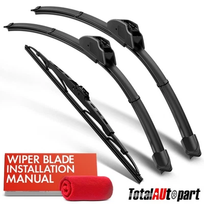 3 piezas escobillas limpiaparabrisas 21" y 20" y 20" para gancho Toyota Celica 1994-1999 Foto 1 de 4