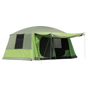 Outsunny Tenda Campeggio 8 Posti con Veranda e 2 Camere Separate 405×305×225cm - Bild 1 von 10