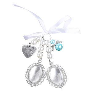 Photo Frame Brooch Gems Bottom Hold Family Photo Double Lace Frame Holder Brooch - Picture 1 of 7