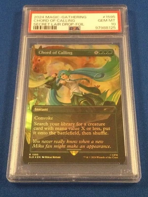 Chord of Calling Secret Lair Rainbow FOIL graded - PSA10 - Image 1 of 2