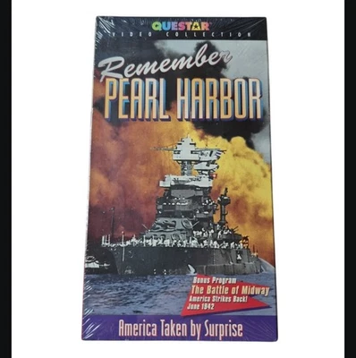 Remember Pearl Harbor - America Taken By Surprise VHS New! PLUS A BONUS PROGRAM Foto 1 de 2