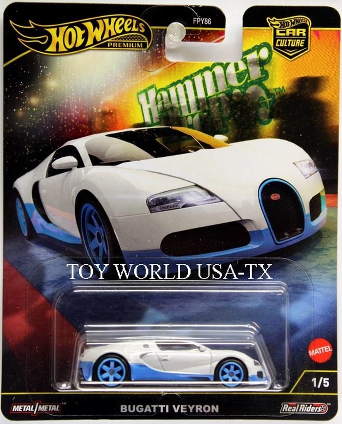 2025 Hot Wheels Car Culture Hammer Drop #1 Bugatti Veyron - Image 1 of 1