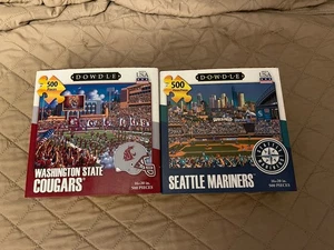 Dowdle Seattle Mariners / Washington St. Cougars Jigsaw Puzzle - Picture 1 of 1