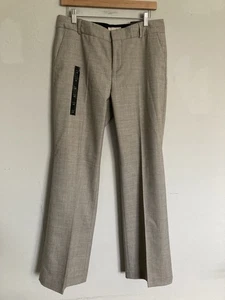NEW Banana Republic Martin Fit Pants 10 SHORT Wool Blend Taupe Heather Beige - Picture 1 of 13