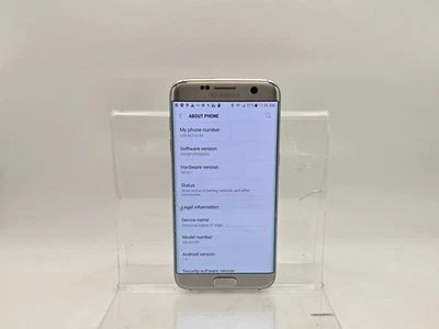 Samsung Galaxy S7 Edge - 32GB - Silver - Unlocked - Image 1 of 4