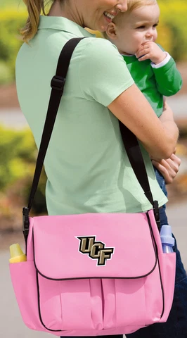 UCF Knights Diaper Bag Pink Official NCAA LogoShower Gifts for Daddy or Mo Cover