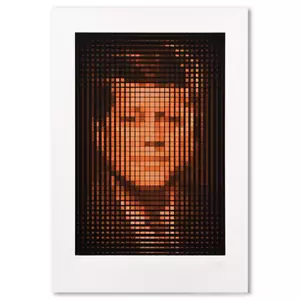 Yvaral John "JFK" framed Hand Signed Color Serigraph with Letter of Authenticity - Picture 1 of 3