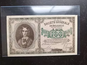 Belgium #P90#Very Rare + Rare Date 100 Francs 1914 !!! - Afbeelding 1 van 7