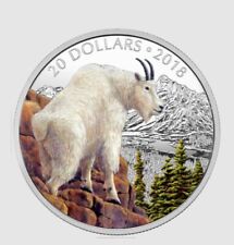2018 Canada $20 Fine Silver Coin Majestic Wildlife: Mettlesome Mountain Goat
