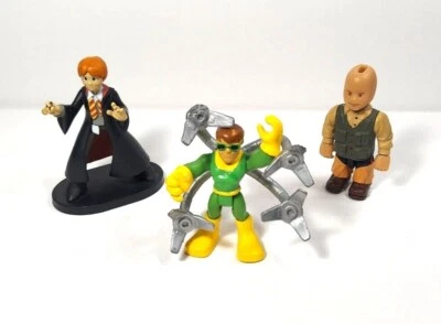 Lot of 3 Figures Doctor Octopus Mighty World Military & Ron Harry Potter 2.5-3" - Image 1 of 4