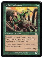 Sylvan Safekeeper 2002 Judgment JUD Green Rare Creature MTG NM Actual Pics AZ1