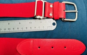 Adams USA Elastic Baseball Softball Belt 1.5” Wide Red 18-40” NOS (G) - Picture 1 of 4