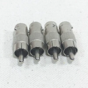 RadioShack BNC Female - RCA Phono Male Adapter X 4 CCTV Surviellance Camera - Picture 1 of 4