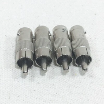 RadioShack BNC Female - RCA Phono Male Adapter X 4 CCTV Surviellance Camera - Image 1 of 4