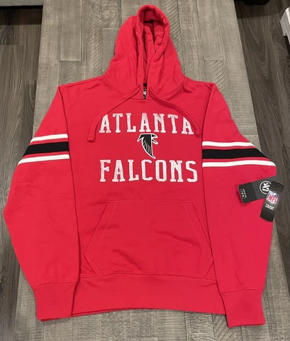 Atlanta Falcons 1966 throwback hoodie sweatshirt Mens XL NEW w tags '47 Brand Cover