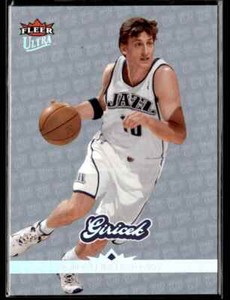 Gordan Giricek 2006-07 Ultra Platinum Medallion #161 27/100 SKUJA1315