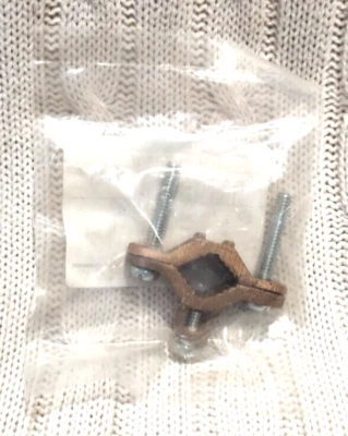 Thomas & Betts  Blackburn 1/2 - 1in Cast Bronze Ground Clamp J-B1-25 Electrical - Image 1 of 2