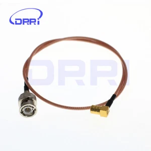 Cable coaxial ángulo recto RG316 macho a pyme hembra BNC macho a PYME hembra - Imagen 1 de 5