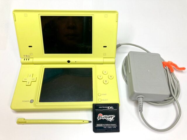 Nintendo DSi XL Launch Edition Green Handheld System + Charger ＋ pokem game  set