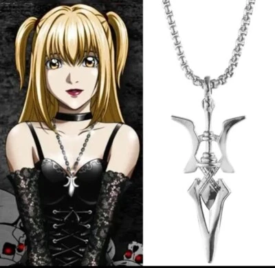 Death Note Halskette Necklace Anhänger Misa Amane Anime Manga Cosplay Silber
