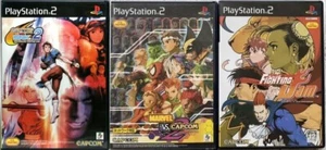 PS2 MARVEL VS. CAPCOM 2 & CAPCOM VS. SNK 2 & Fighting Jam game set Japan - Picture 1 of 1