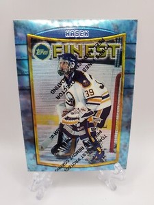 Dominik Hasek 1995 Topps Finest With Coating # 43 - Buffalo Sabres HOF