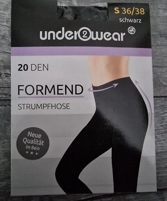 Damen Strumpfhose Feinstrumpfhose Formstrumpfhose 20DEN Gr: S  Schwarz NEU OVP - Bild 1 von 2