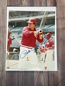 Pete Rose 8x10 Autograph Signed Photo Cincinnati Reds - Picture 1 of 3