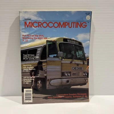 Kilobaud Microcomputing Magazine Put PET On The Bus July 1980 120414R2 - Image 1 of 4