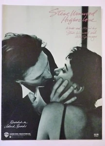 HIGHER LOVE Sheet Music STEVE WINWOOD 1986 - Picture 1 of 2