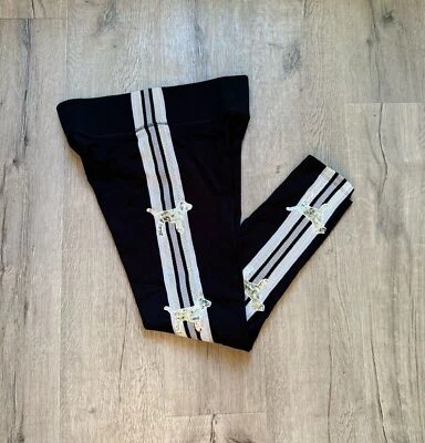 Rare Victoria’s Secret Pink Cozy Bling Dog Logo Leggings Women’s Size Medium - Image 1 of 4