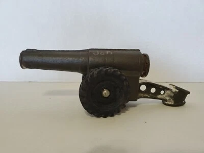 Juguete antiguo de hierro fundido Big Bang Cannon Premier Toys de colección 9" piezas modelo #7 Foto 1 de 4