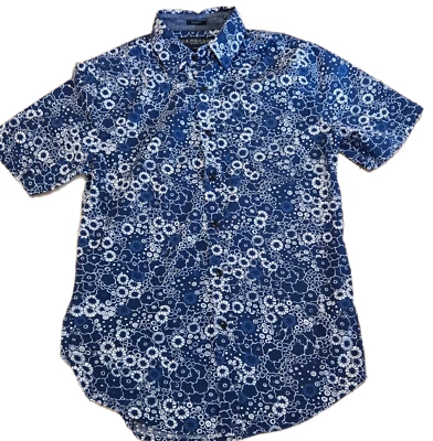 U.S. Polo Assn Mens  Polo Small Short Sleeve Slim Fit Button Up Dress Shirt  - Image 1 of 4