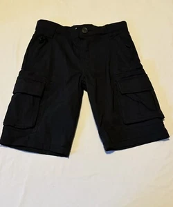 Cat & Jack Boys Black Adjustable Cargo Shorts Size 5 - Picture 1 of 6