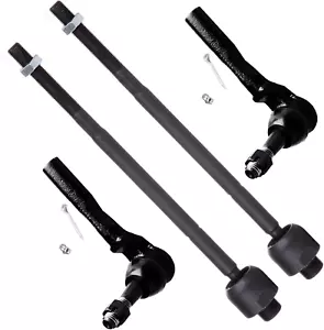 4Pcs Front Suspension Kit Inner Outer Tie Rod End Fit 2003-2014 for GMC Savana 1 - Picture 1 of 12