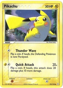 Pikachu 78/110 Holon Phantoms Pokemon TCG Common Card - Picture 1 of 2