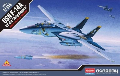 Kit modelo plástico Academy 12626 F-14A VF-84 'Jolly Rogers' escala 1/144 Foto 1 de 3