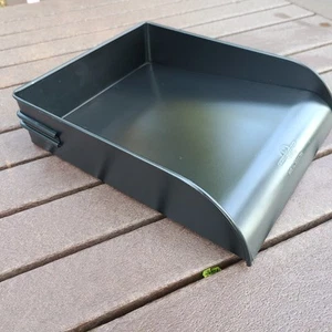 black Globe Wernicke GW Systems Steel Paper Tray Desk Organizer file Mid Century - Picture 1 of 7