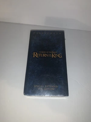 Lord of the Rings Return of the King Special Extended VHS Widescreen New Sealed! - Image 1 of 4
