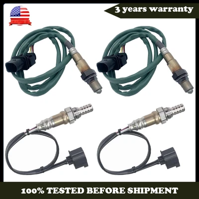 Juego de 4 sensores de oxígeno ascendente + descendente para MERCEDES-BENZ C230 2,5 L V6 2006 2007 Foto 1 de 4