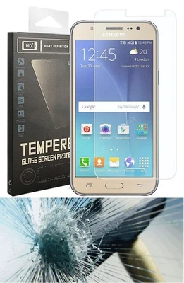 NEW CLEAR HARD TEMPERED GLASS SCREEN PROTECTOR CRACK SAVER FOR SAMSUNG GALAXY J3 - Image 1 of 4