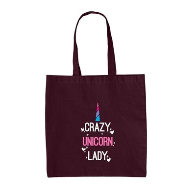 Fou Licorne Femme - Toile Sac - Drôle Fantasy Magique Mythique Animal - Photo 1/2
