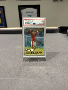 David Beckham 1996/97 Merlin Premier Gold #92 Rookie Manchester United - PSA 9 - Picture 1 of 3