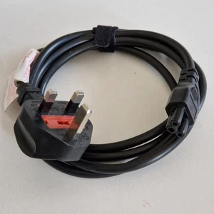 3 Pin Kleeblatt Mickey Mouse Laptop Netz Stromkabel Kabel getestet - Bild 1 von 1