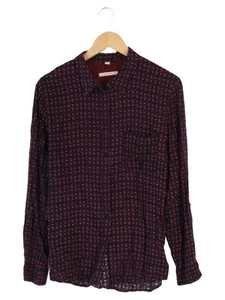 ESPRIT Damen Bluse Gr. 44 Dunkelblau Paisley Viskose Langarm - Bild 1 von 3