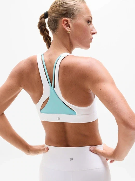 Athleta S Flex Spacer D-DD Sports Bra Black #413243 RT